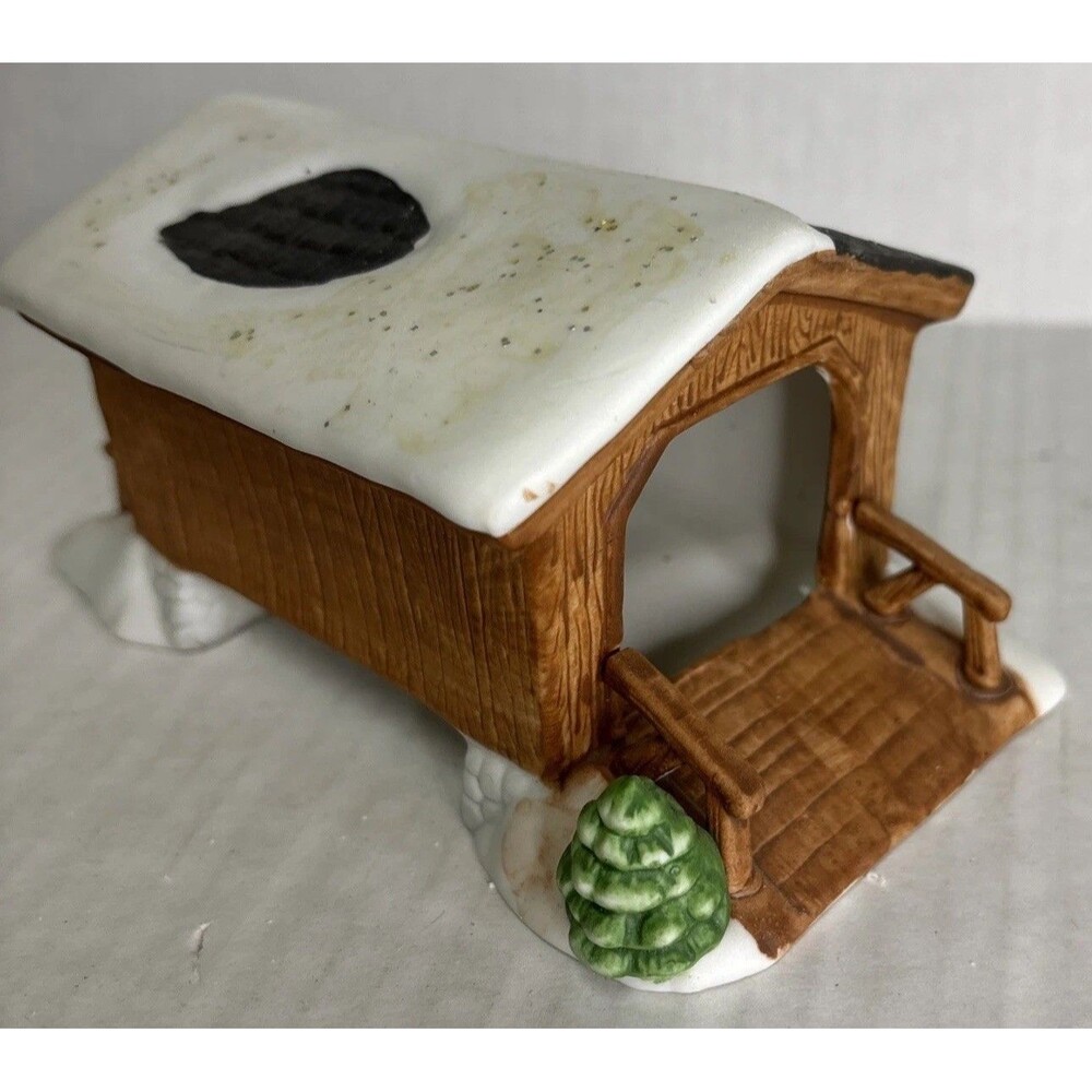 Dept. 56 Heritage Village Covered Wooden Bridge #6531-5 Retired